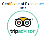 Trip Advisor Certificate of Excellence